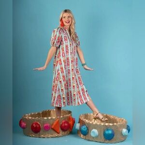 Emily McCarthy Hampton Dress, Iconic Iris, Small